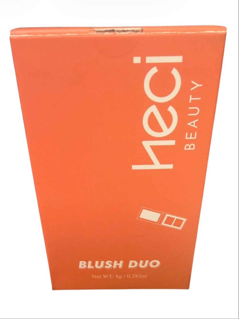 Heci Beauty Matte Blush Duo — Coral Orange
